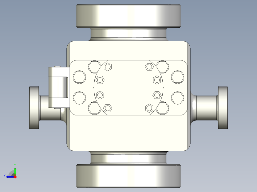 单闸板液压防喷器设计含UG三维+CAD+说明书右视缩略图