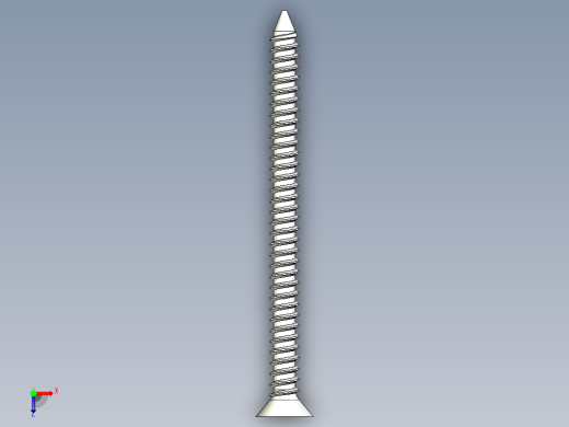 m3-13-to-40-沉头自攻螺丝-Screw M3 x 40 for Wood.STEP俯视缩略图