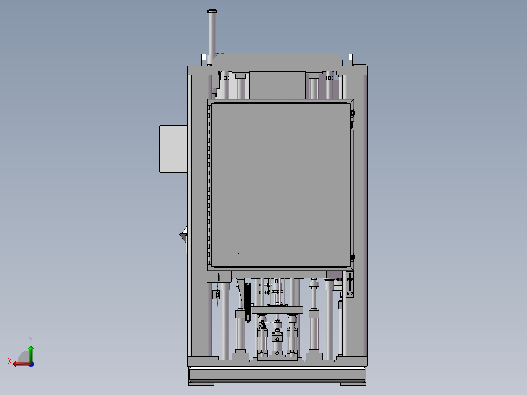 TP60转盘式电机压装机、自动化非标设备后视图