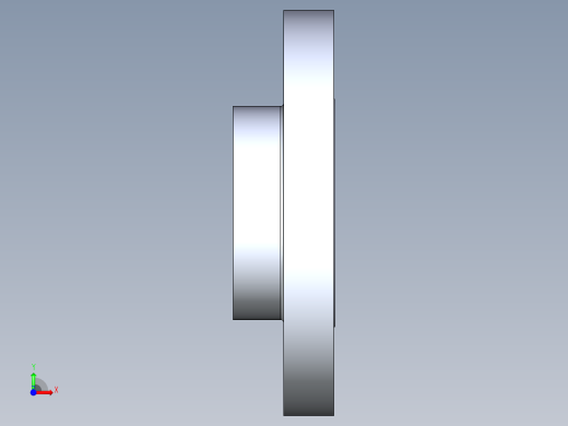 船舶管路系统S22_SeaDrainPLUS_Flange150Solid-S_37E169203_3in Sea Drain Plus - Flange 150lb Solid - S前视缩略图