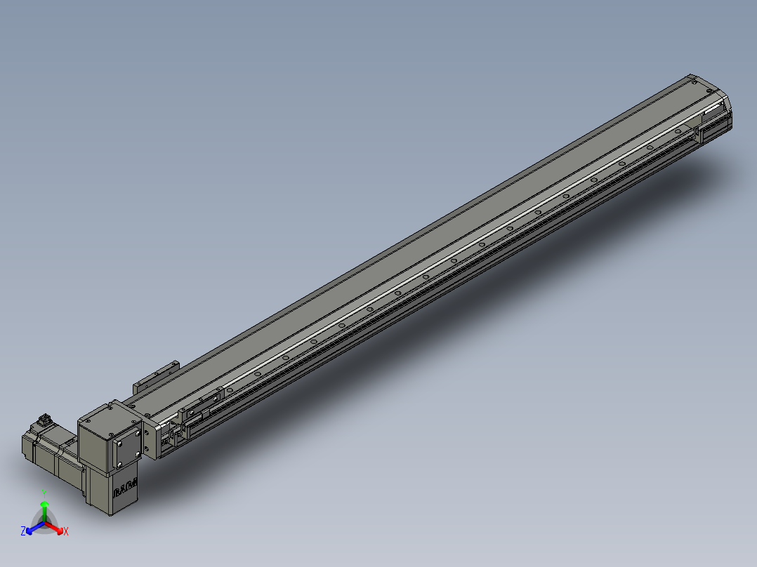 模组FTB10-RD-1000正等轴测图