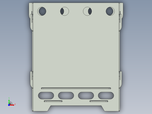 可拆卸钣金烧烤炉子前视缩略图