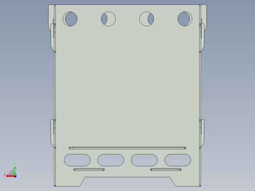 可拆卸钣金烧烤炉子后视缩略图
