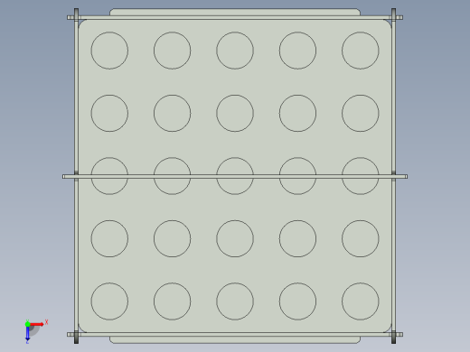 可拆卸钣金烧烤炉子俯视缩略图