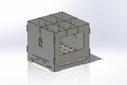 可拆卸钣金烧烤炉子缩略图