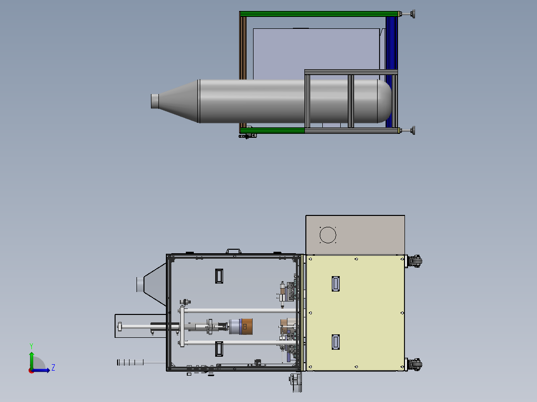 电机定子焊接机sw17可编辑左视图