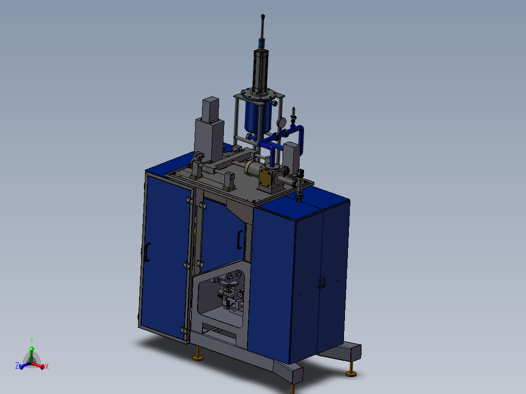 馅料小袋人造黄油机sw18主视图