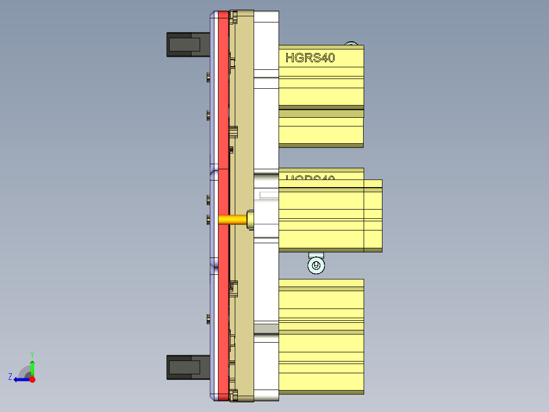 EDB41-C笔记本CNC工装夹具三维模型-JP版-CNC8-181204右视图