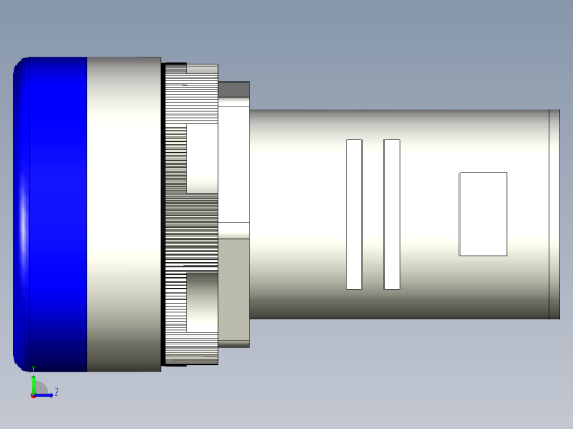 德力西电气LD11-22D纯蓝左视缩略图