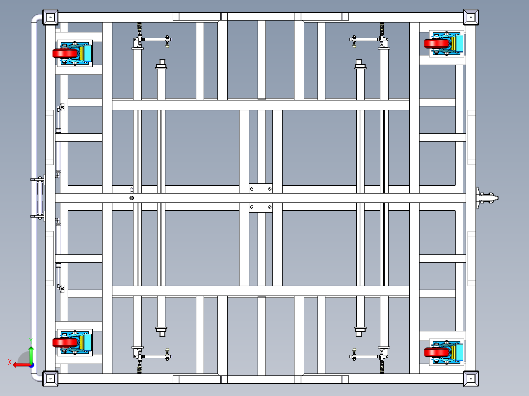 前端模块转运器具后视图