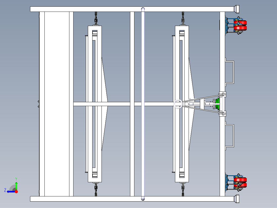 前端模块转运器具右视图