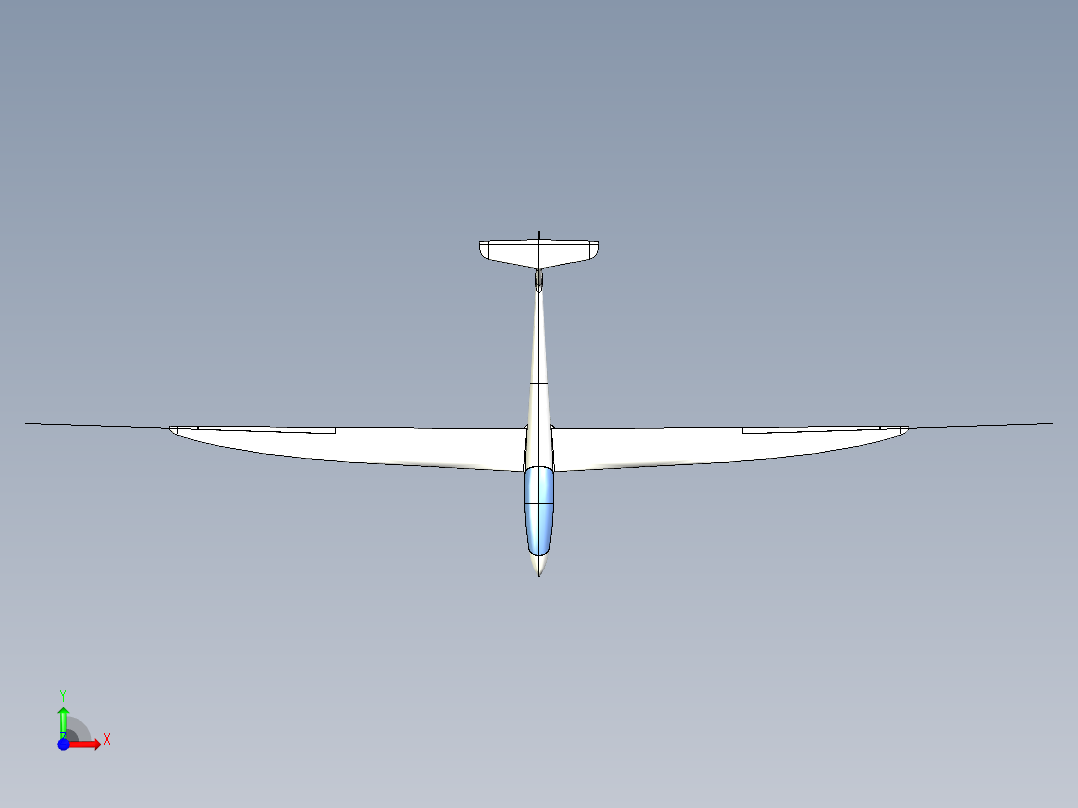 A3004197-SZD 55飞机前视图