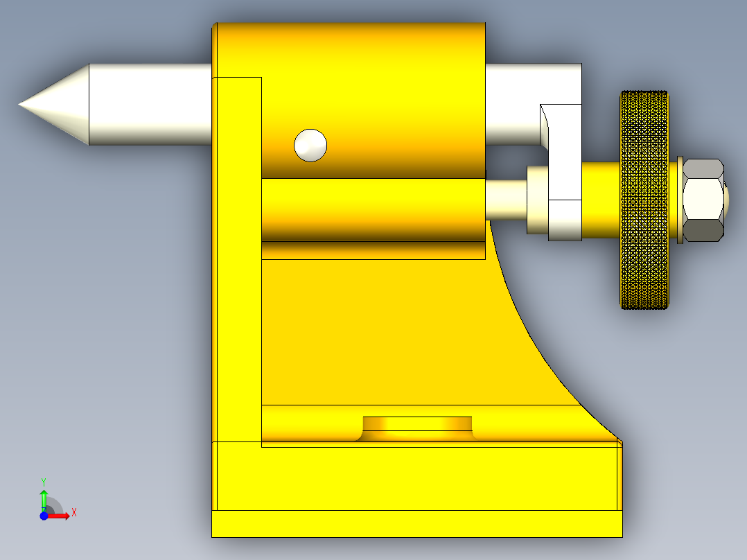 A2004885-铣床尾座前视图