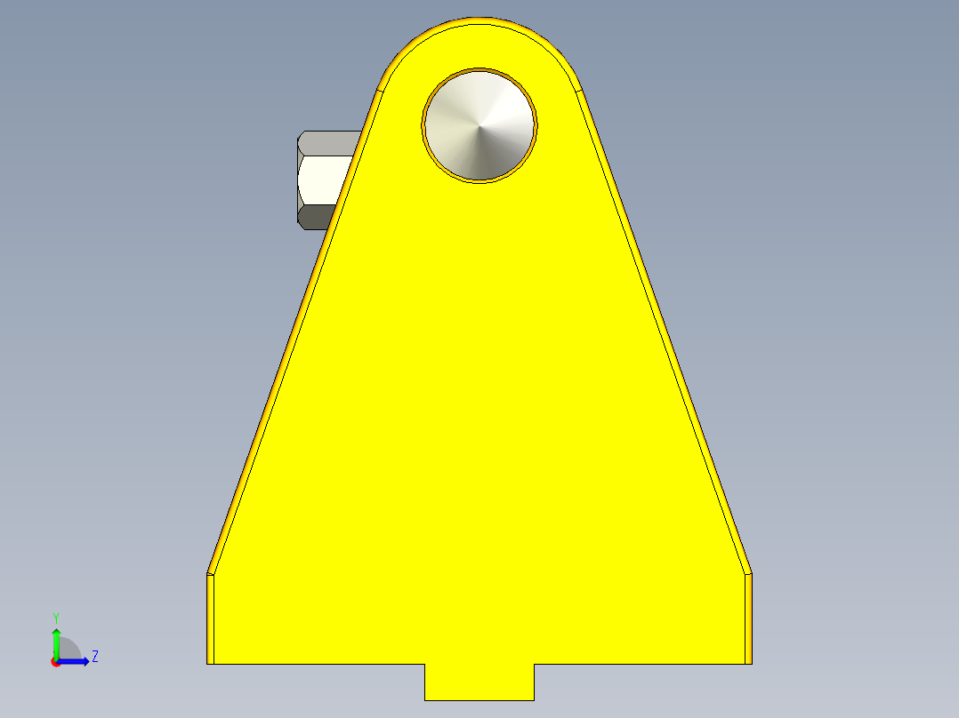 A2004885-铣床尾座左视图