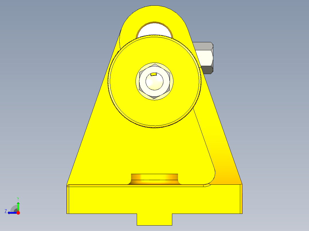 A2004885-铣床尾座右视图