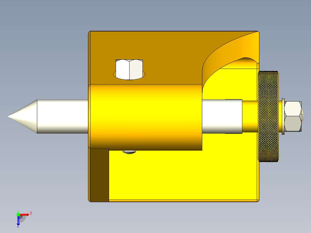 A2004885-铣床尾座俯视图