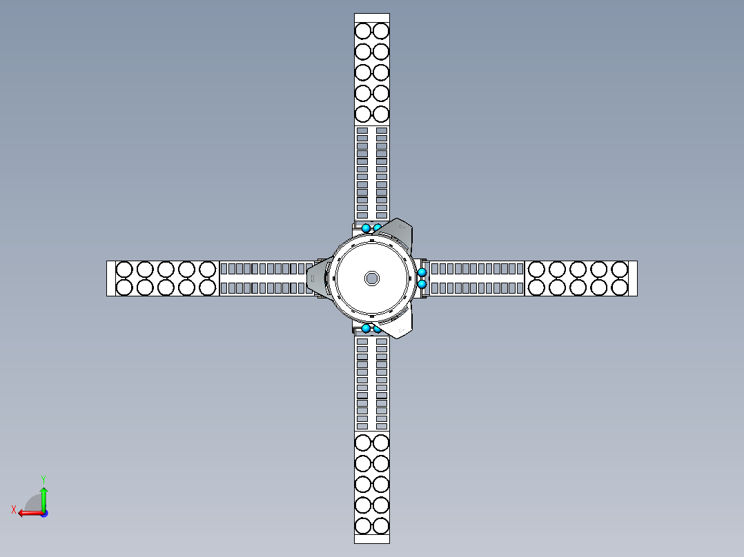 卫星、空间站(41)后视图
