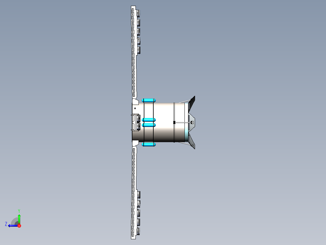 卫星、空间站(41)右视图