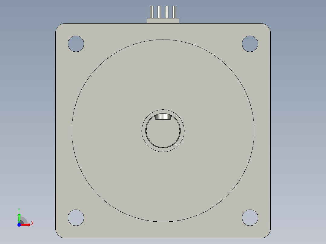 电机86BYGHS前视图