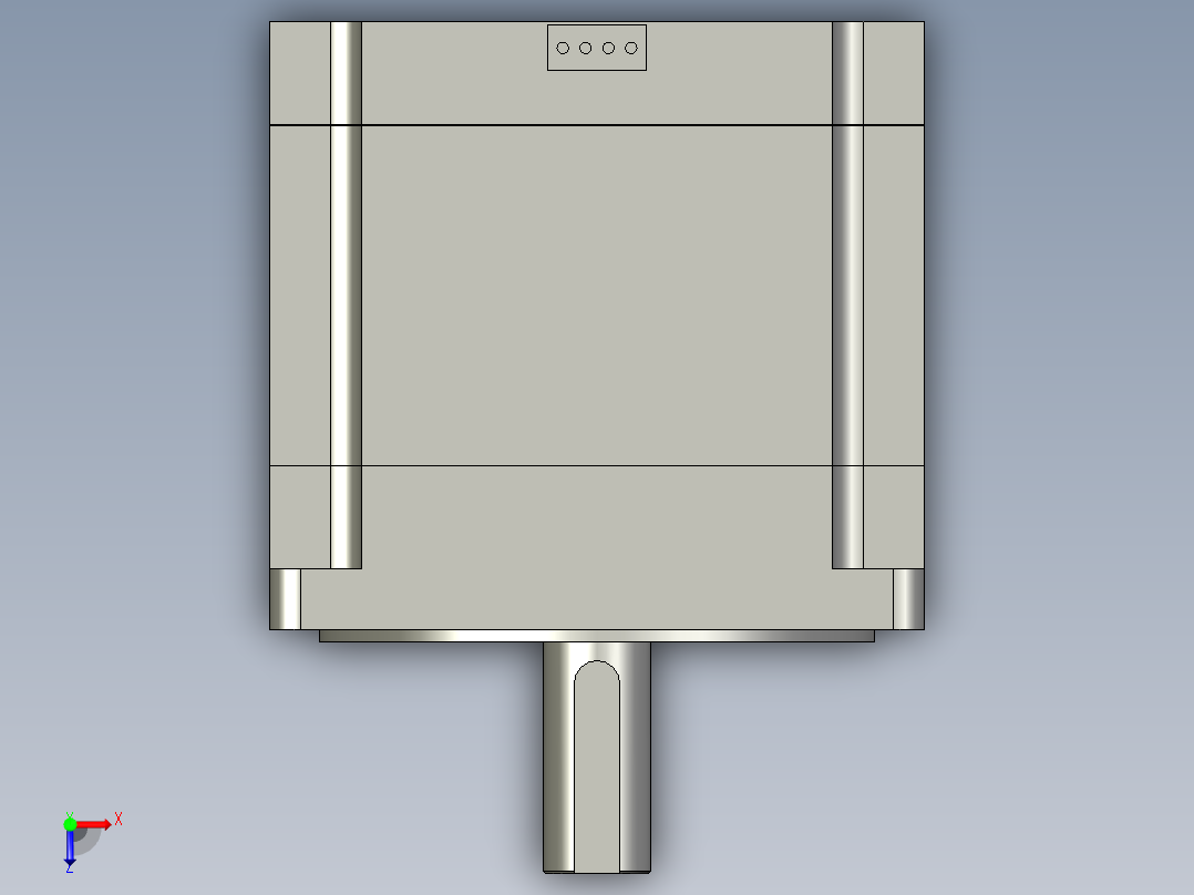 电机86BYGHS俯视图