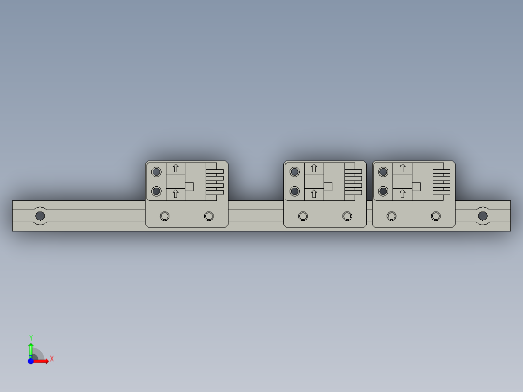 SENA4-180Z轴导轨前视图