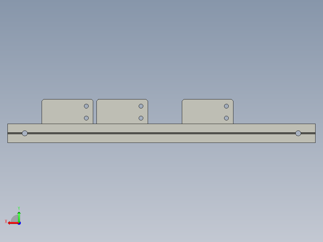 SENA4-180Z轴导轨后视图