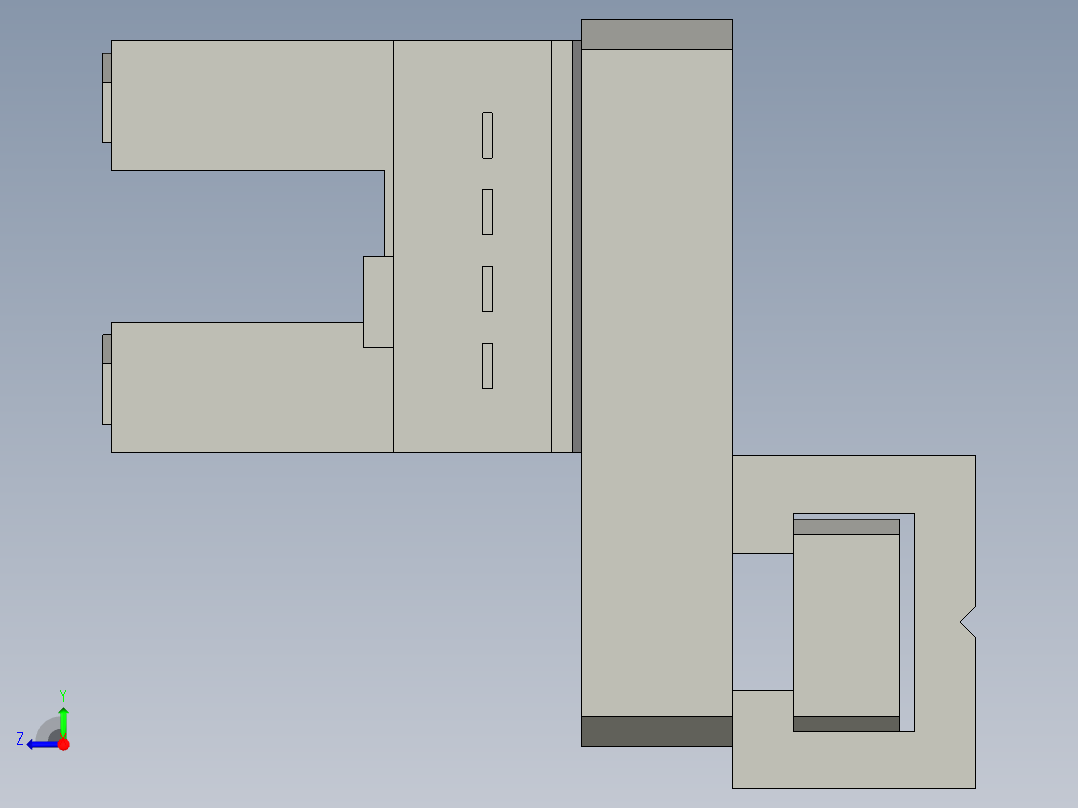 SENA4-180Z轴导轨右视图