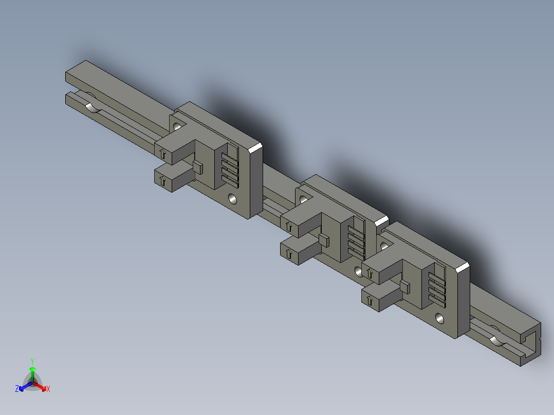 SENA4-180Z轴导轨正等轴测图
