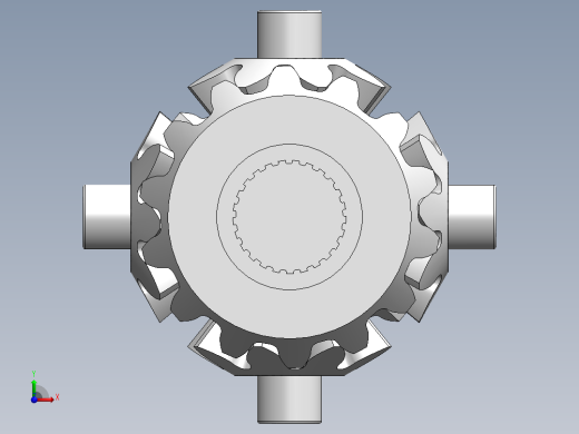 差速器十字轴前视缩略图