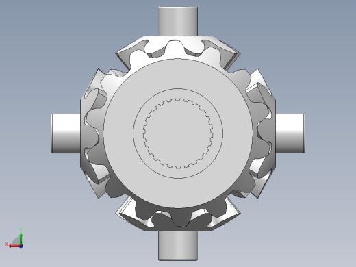 差速器十字轴后视缩略图