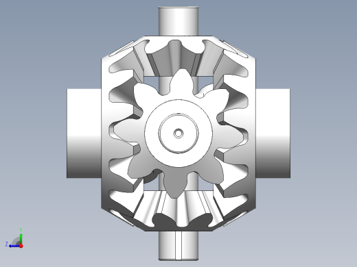 差速器十字轴右视缩略图