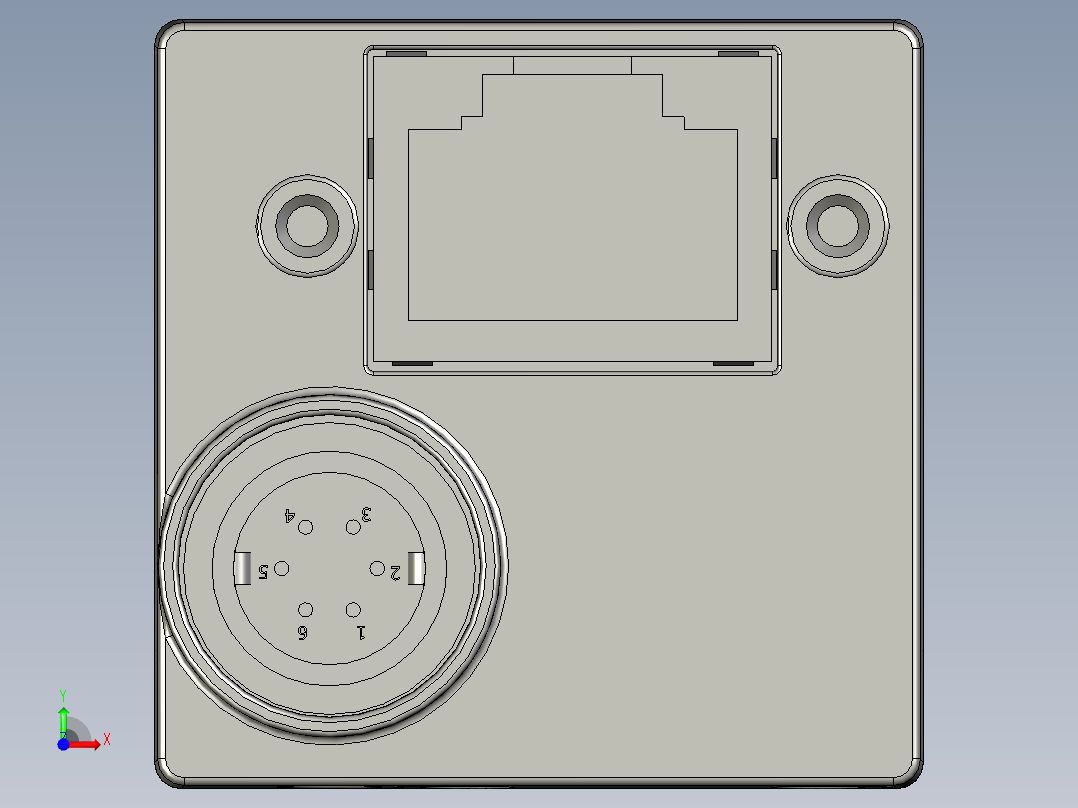 SLSJ-相机BasleraceGigEC-Mountv01前视图
