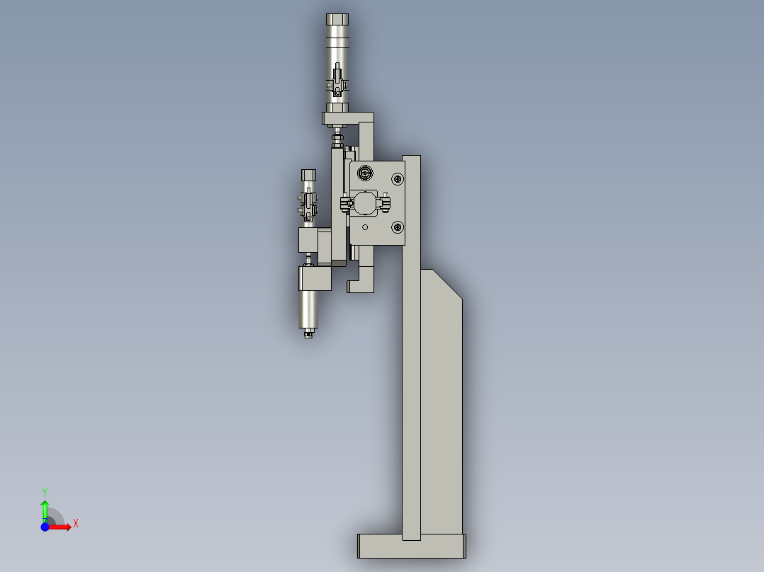 齿轮上料Z轴前视图
