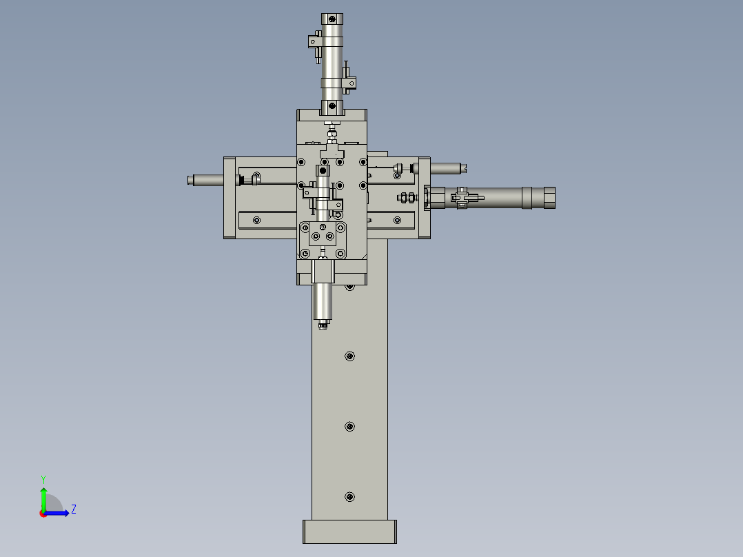 齿轮上料Z轴左视图