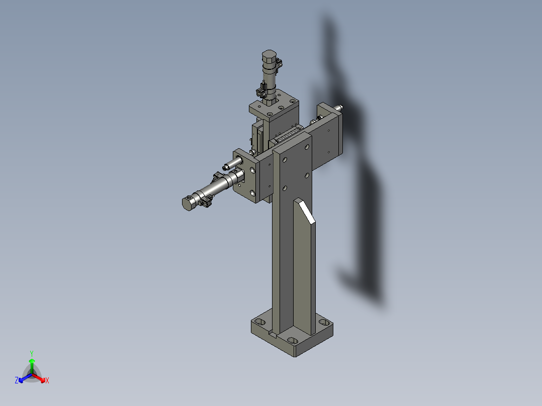 齿轮上料Z轴正等轴测图