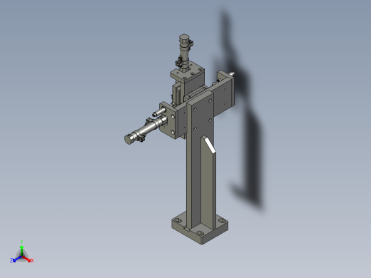 齿轮上料Z轴正等轴测缩略图
