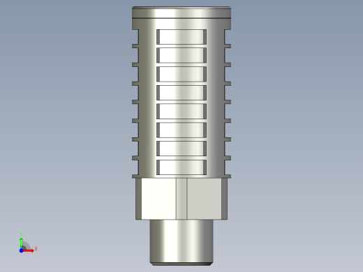 AIRTAC_消音器_PAL-03D前视缩略图