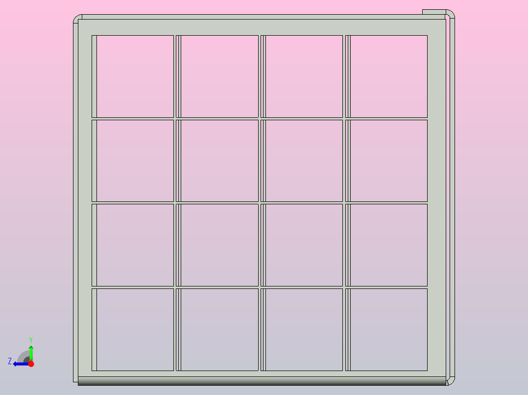 Golight射灯的保护性钢制灯架- 1-8 CNC加工-粉末涂层-预钻孔防爆右视图