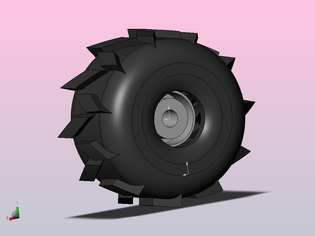 迷你轮胎主视图