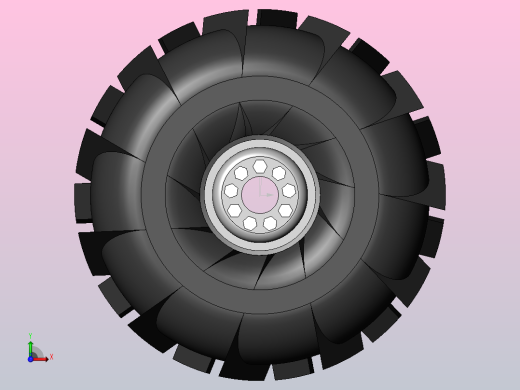 迷你轮胎前视缩略图