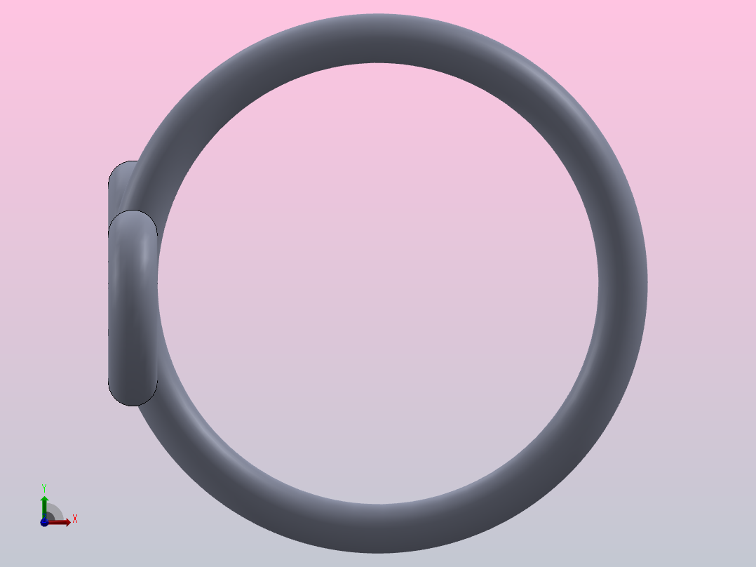 牵引弹簧前视图