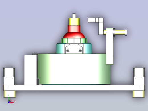 一款角度检测治具3D模型前视缩略图