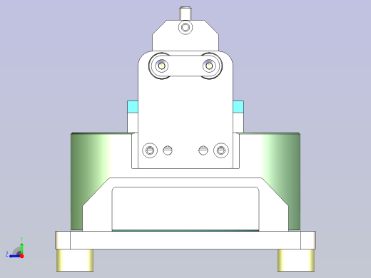 一款角度检测治具3D模型右视缩略图