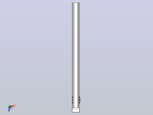 日规模组半封闭丝杆TPA-HNR-65S-1610C-L800-MP-C-P20-N3俯视缩略图
