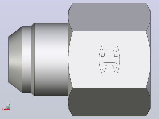 EO硬管接头母接头12G4MXS后视缩略图