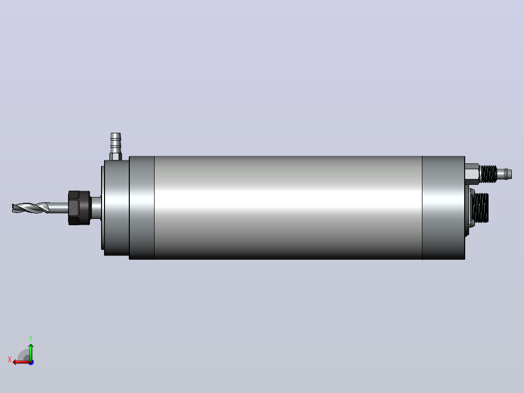 主轴GDK58-24Z-0.8 0.8KW后视图