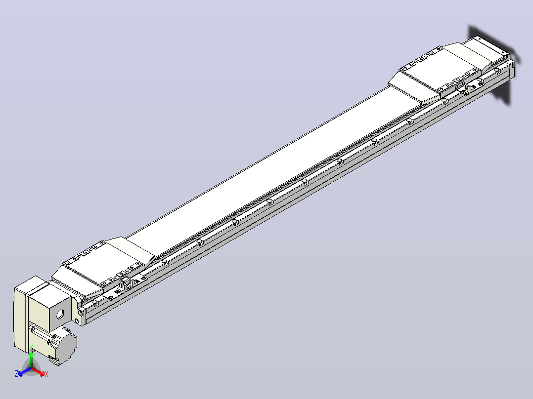 皮带直线轴双滑块型TPA-GCBS-120-P70-L375-LP-M20-N3主视图