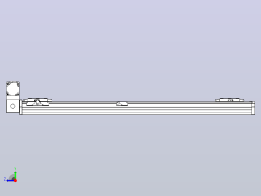 皮带直线轴双滑块型TPA-GCBS-80-P60-L375-LU-M20-N3右视缩略图
