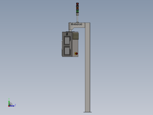 solidworks监视器连接架左视缩略图
