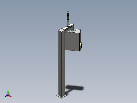 solidworks监视器连接架正等轴测缩略图